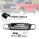 Toyota Tacoma 2001-2004 TRO PRO Style Grill Air Intake Radiator Matte Black Grille W/LED Light & Letter-4