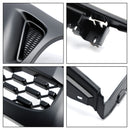 Toyota Tacoma 2001-2004 TRO PRO Style Grill Air Intake Radiator Matte Black Grille W/LED Light & Letter-6