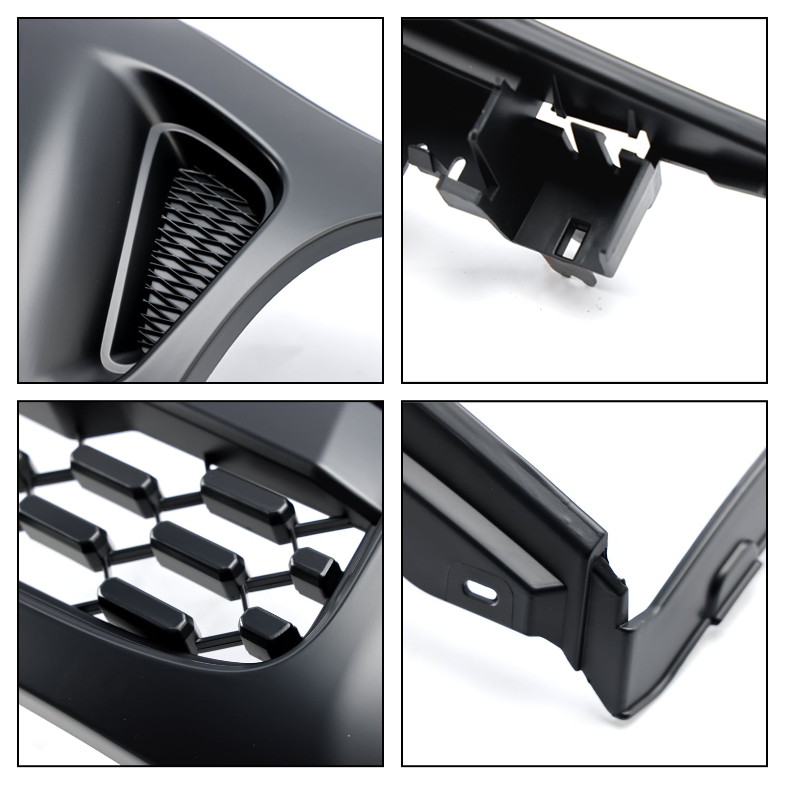 Toyota Tacoma 2001-2004 TRO PRO Style Grill Air Intake Radiator Matte Black Grille W/LED Light & Letter