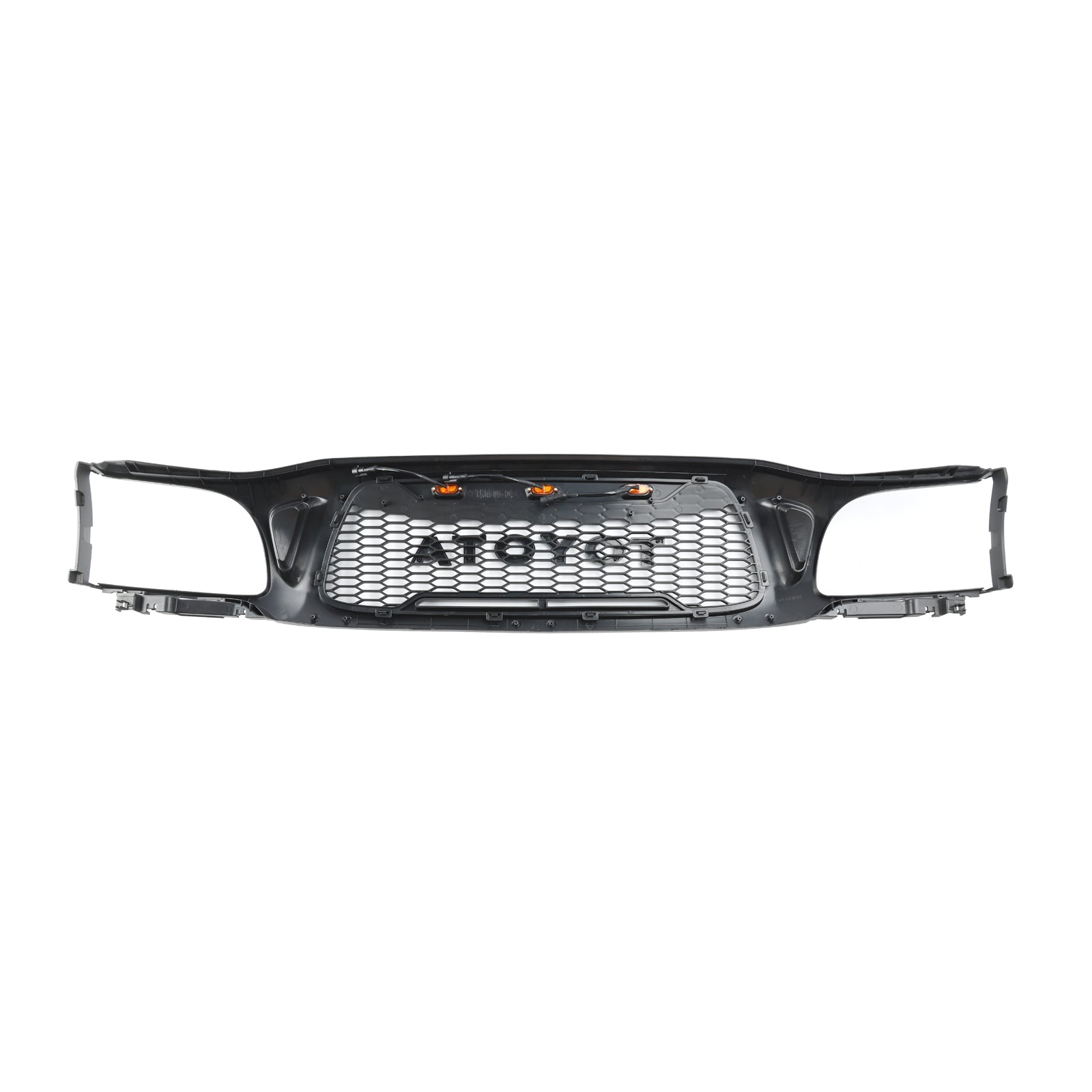 2001-2004 Toyota Tacoma Honeycomb Front Bumper Grill Replacement Black Grille