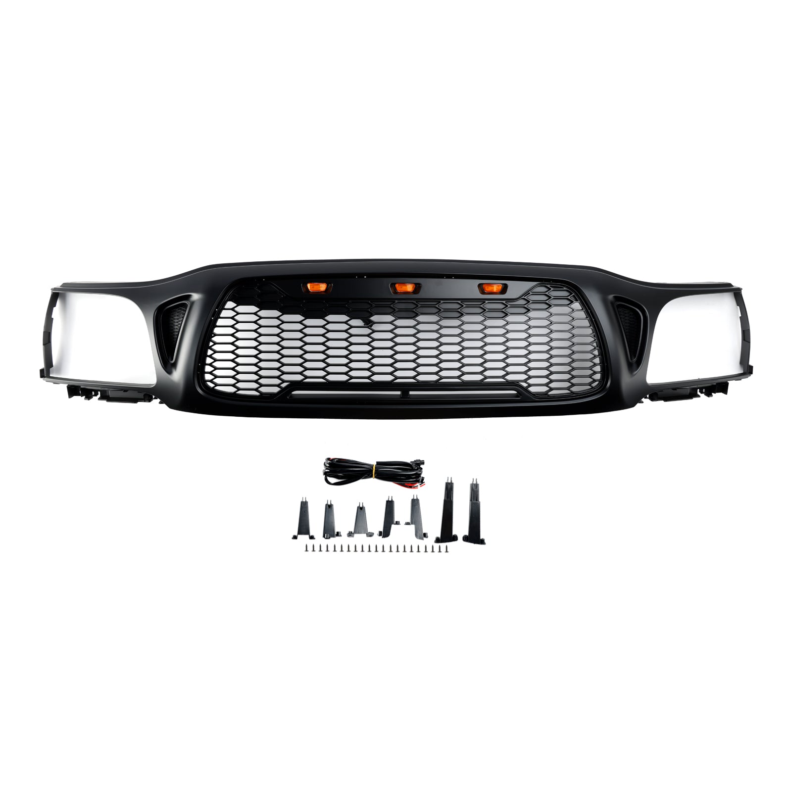 2001-2004 Toyota Tacoma Wabe vordere Stoßstangengrill Ersatzschwarzgitter