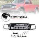 Style TRO PRO | Toyota Tacoma | Calandre noire mate | 2001 2002 2003 2004 | Grille de pare-chocs avant + lumière LED + lettre-3