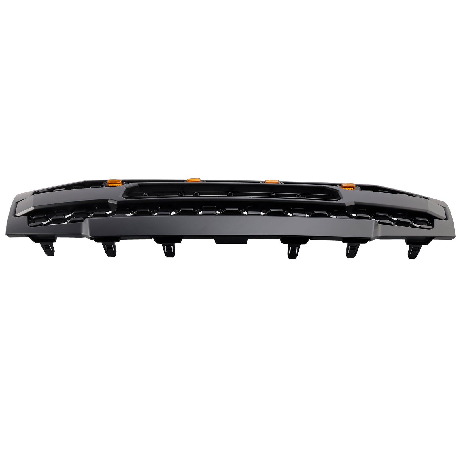 Nissan Frontier 2009-2016 Frontgrill Waben Ersatz oberer Stoßfänger schwarzer Kühlergrill mit LED-Licht
