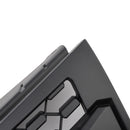 Parrilla de repuesto para parachoques delantero Nissan Frontier 2009-2016, color negro mate, con luces LED-9