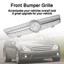 Mercedes Benz CLS-Class W219 2004 2005 2006 2007 2008 Front Grill Chrome / Black Replacement Grille With Star Emblem-8