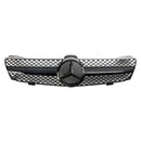 Mercedes Benz CLS-Class W219 2004 2005 2006 2007 2008 Front Grill Chrome / Black Replacement Grille With Star Emblem-16