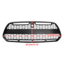 Ford Transit Mk8 2015-2019 Matowa czarna kratka przedniego zderzaka Wymiana Czarna kratka w stylu Raptor z literą FORD-4