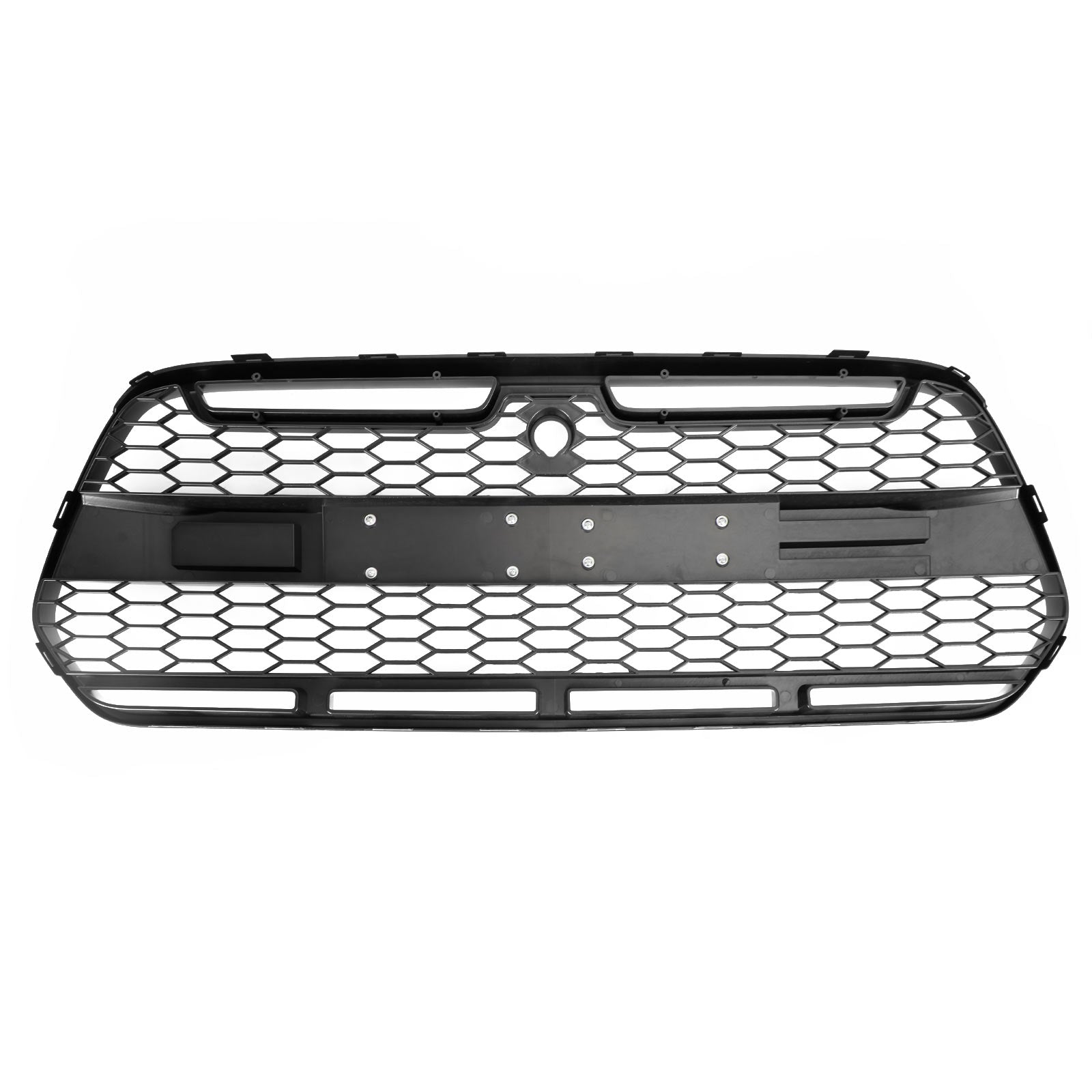 Ford Transit Mk8 2015-2018 Matt Black Front Bumper Grill Replacement Black Raptor Style Grille