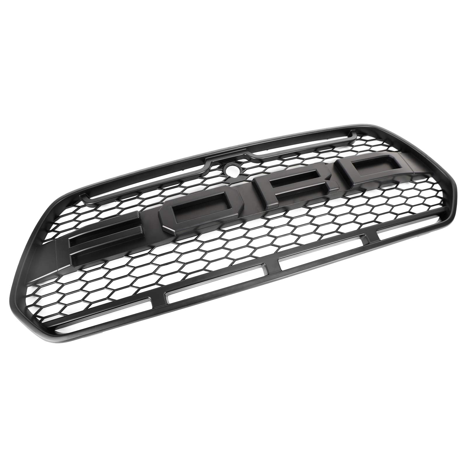 Ford Transit Mk8 2015-2019 Matt Black Front Bumper Grill Replacement Black Raptor Style Grille