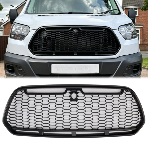 2015–2019 Ford Transit Mk8 Raptor Frontgrill, mattschwarz, Wabenmuster, Kühlergrill