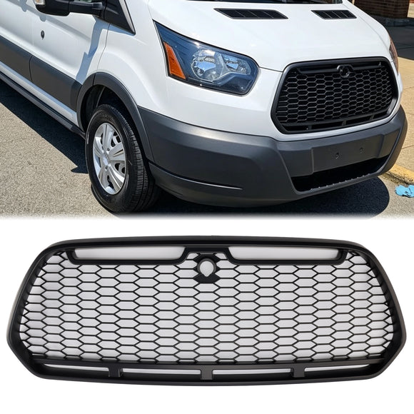 2015–2019 Ford Transit Mk8 Raptor Frontgrill, mattschwarz, Wabenmuster, Kühlergrill