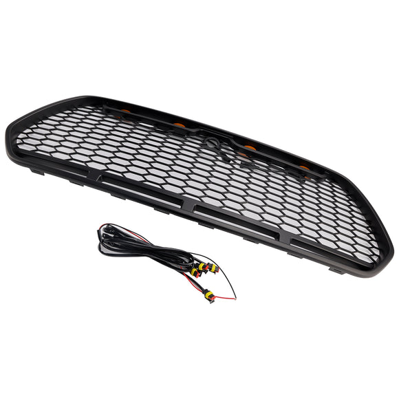 Ford Transit Mk8 2015-2019 Grille de pare-chocs avant noire mate de remplacement noire de style Raptor