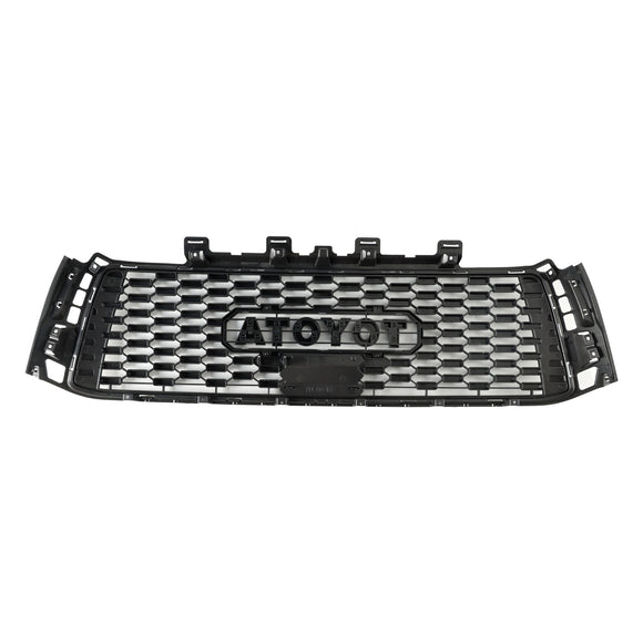 Toyota Tundra 2010-2013 TRD PRO grade estilo favo de mel preto grade do para-choque dianteiro com luz LED