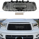 Rejilla negra de repuesto para parachoques delantero de panal estilo Toyota Tundra TRD PRO 2010-2013-2