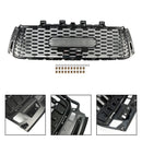 Toyota Tundra 2010-2013 TRD PRO-stijl grille, zwarte honingraat voorbumpergrille met LED-licht & TOYOTA Letter-3