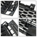 Rejilla negra de repuesto para parachoques delantero de panal estilo Toyota Tundra TRD PRO 2010-2013-7
