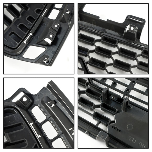 Rejilla negra de repuesto para parachoques delantero de panal estilo Toyota Tundra TRD PRO 2010-2013