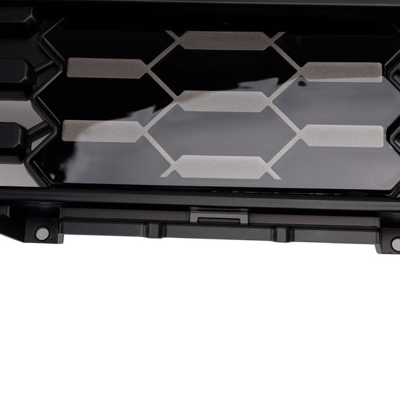 Toyota Tundra 2010-2013 TRD PRO grade estilo favo de mel preto grade do para-choque dianteiro com luz LED