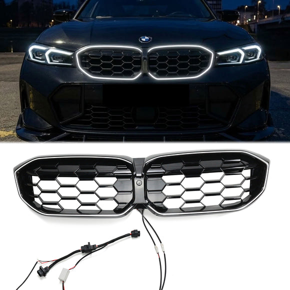 BMW 3-serie G20 G21 LCI Black Diamond LED-grille voorbumper vervangende grille