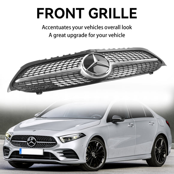 Mercedes-Benz Classe A (2019-2023) W177 Calandre avant style AMG, noir brillant, grille de remplacement