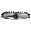 Mercedes-Benz A-Class W177 A180/200/A35 2019-2023 Diamond Front Bumper Grill Grille Black Grille-12