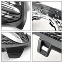 Mercedes-Benz A-Class W177 A180/200/A35 2019-2023 Diamond Front Bumper Grill Grille Black Grille-7