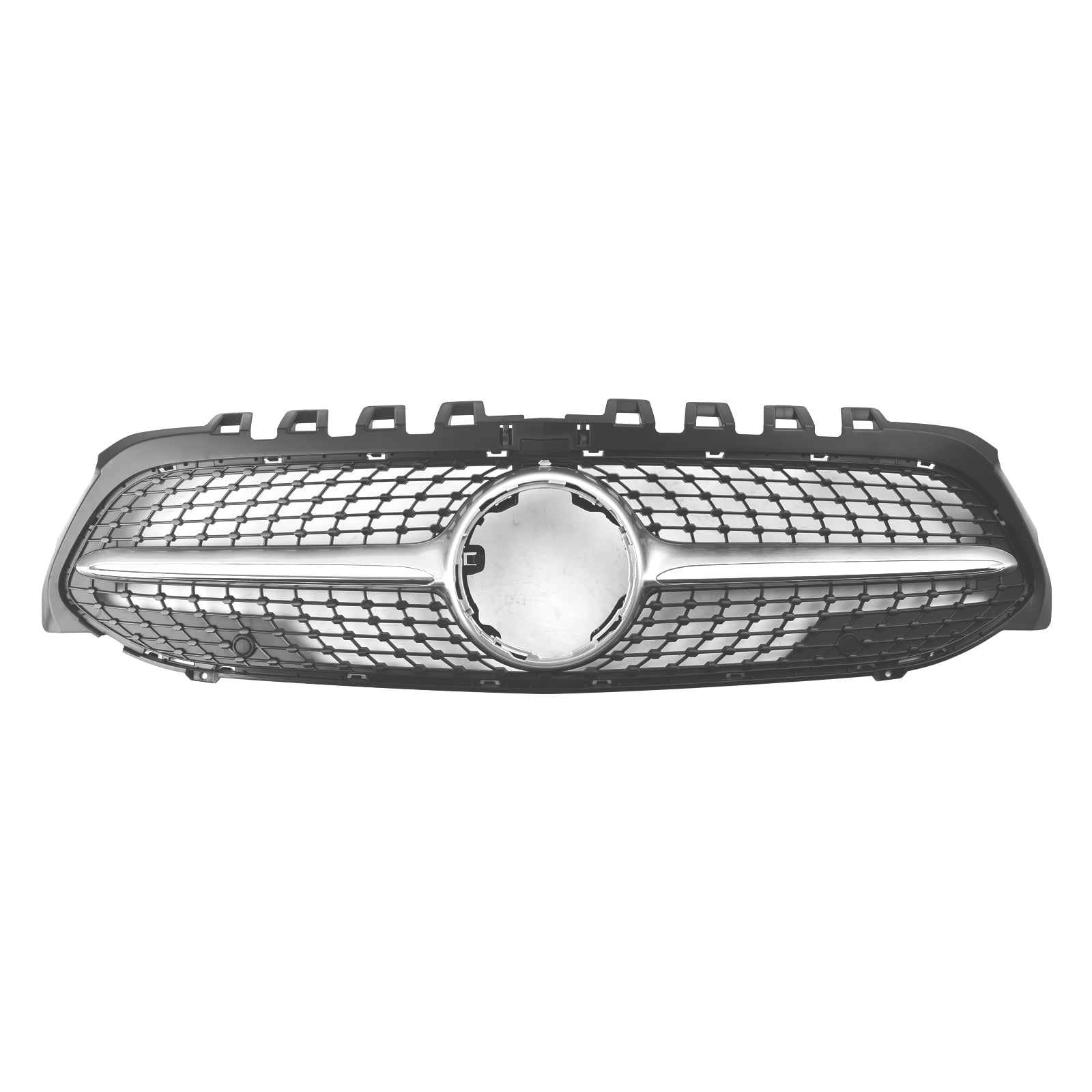 Mercedes-Benz A-Class W177 A180/200/A35 2019-2023 Diamond Front Bumper Grill Grille Black Grille