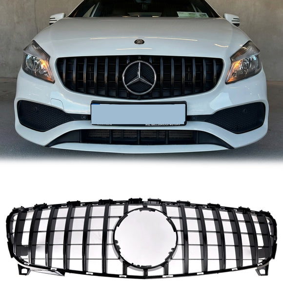 Mercedes-Benz A-klasse 2016-2018 W176 A180/A200/A250/A45 Voorgrille Diamant AMG Stijl Grille