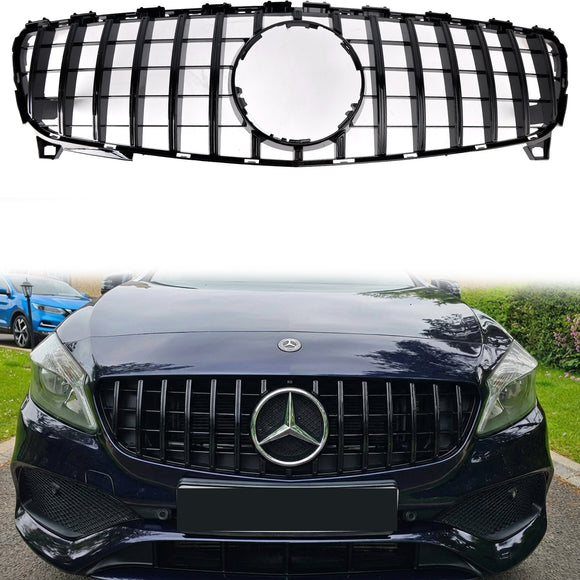 Mercedes-Benz A-klasse 2016-2018 W176 A180/A200/A250/A45 Voorgrille Diamant AMG Stijl Grille