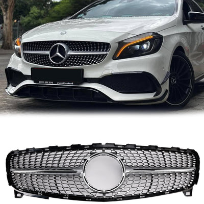 Mercedes Benz A-CLASS W176 2016-2018 Front Bumper Grille Diamond Replacement Grill