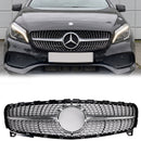 Mercedes-Benz A-klasse W176 Vervangende grille voor de voorbumper (diamantmodel) voor modellen van 2016-2018.-3