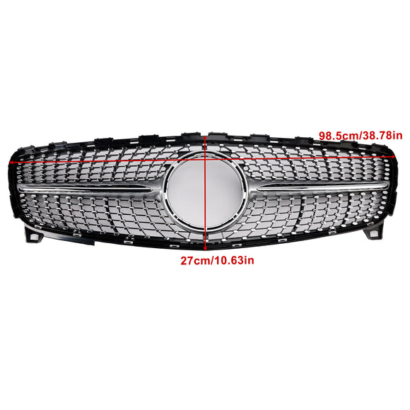 Mercedes Benz A-KLASSE W176 A180/200/A45 2016-2018 Voorbumpergrille Diamond Vervangingsgrille