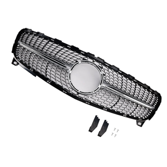 Mercedes Benz A-KLASSE W176 A180/200/A45 2016-2018 Voorbumpergrille Diamond Vervangingsgrille