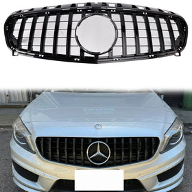 Mercedes-Benz A-CLASS W176 GT Style Grill 2012-2015 Bumper Front Black Grille