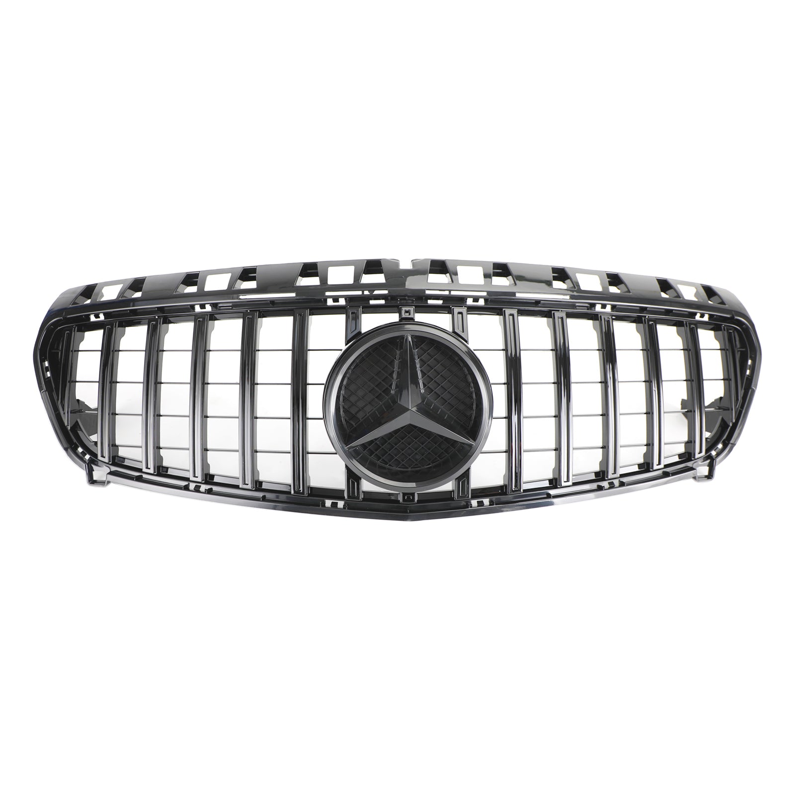 Parrilla delantera estilo AMG negra brillante para Mercedes-Benz CLASE A W176 A180/200/A45 2013-2015