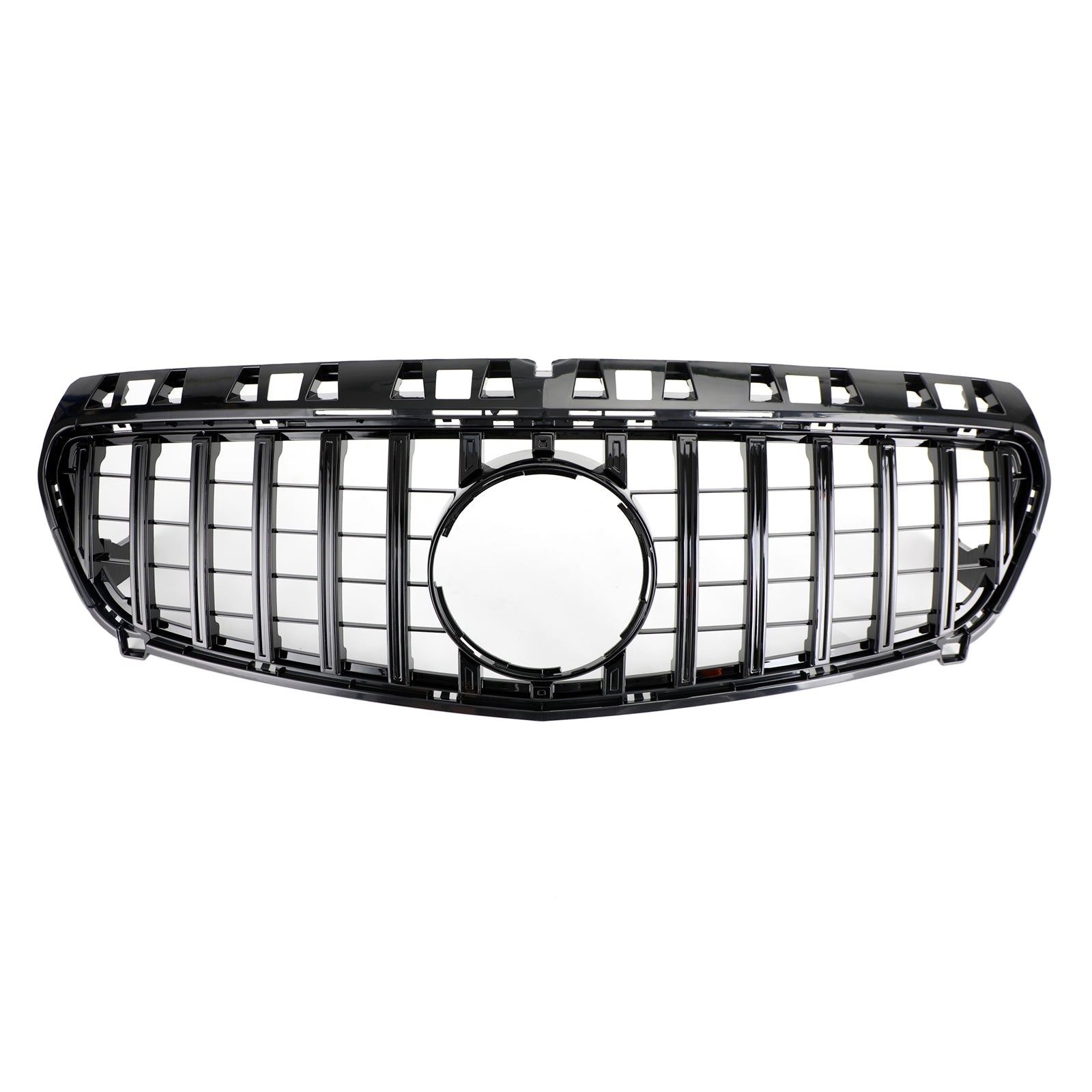 Grille de pare-chocs avant Mercedes-Benz CLASSE A W176 A180/200/A45 2013-2015 Grille de style AMG noir brillant