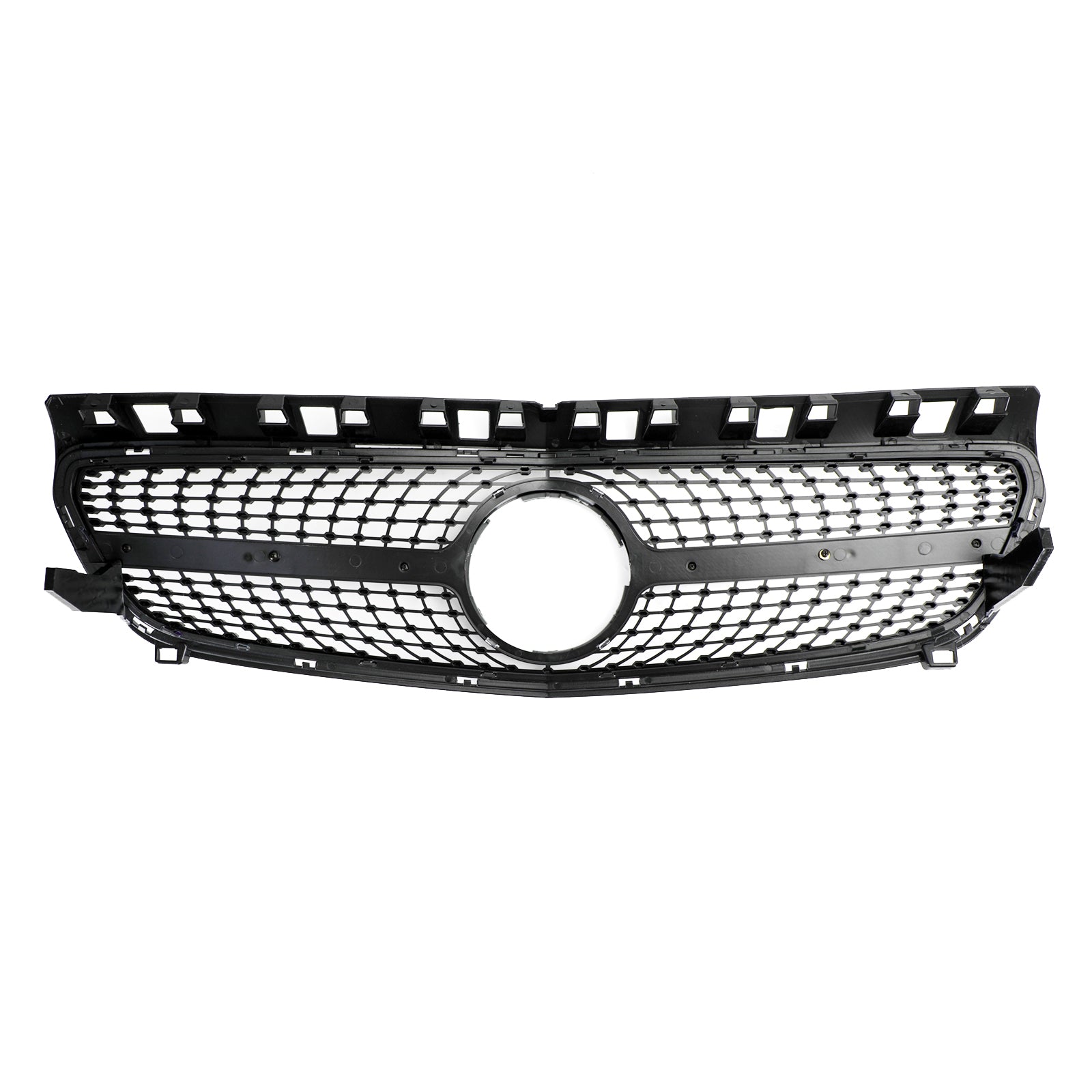 Mercedes 2013-2015 W176 Griglia paraurti anteriore cromata nera per Classe A A180/200/A45