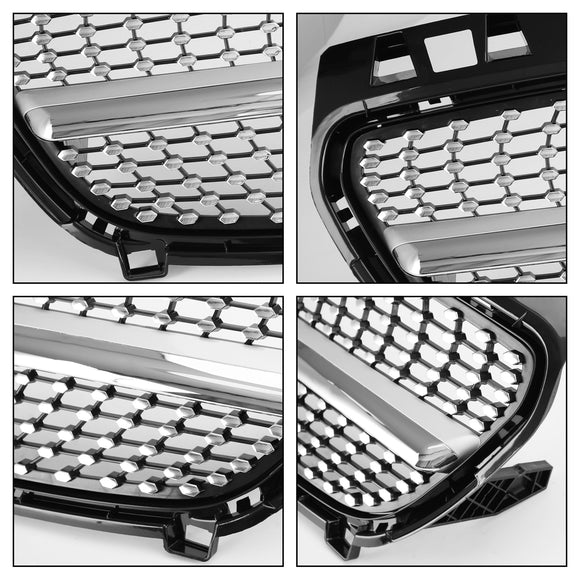 Mercedes Benz W176 A-Class 2012-2015 Front Bumper Grille Diamond / GT Style Replacement Grill