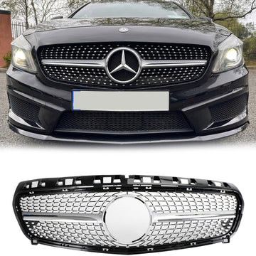 Mercedes 2012-2015 W176 Grille de pare-chocs avant chromée de remplacement pour Mercedes Classe A A180/200/220/250