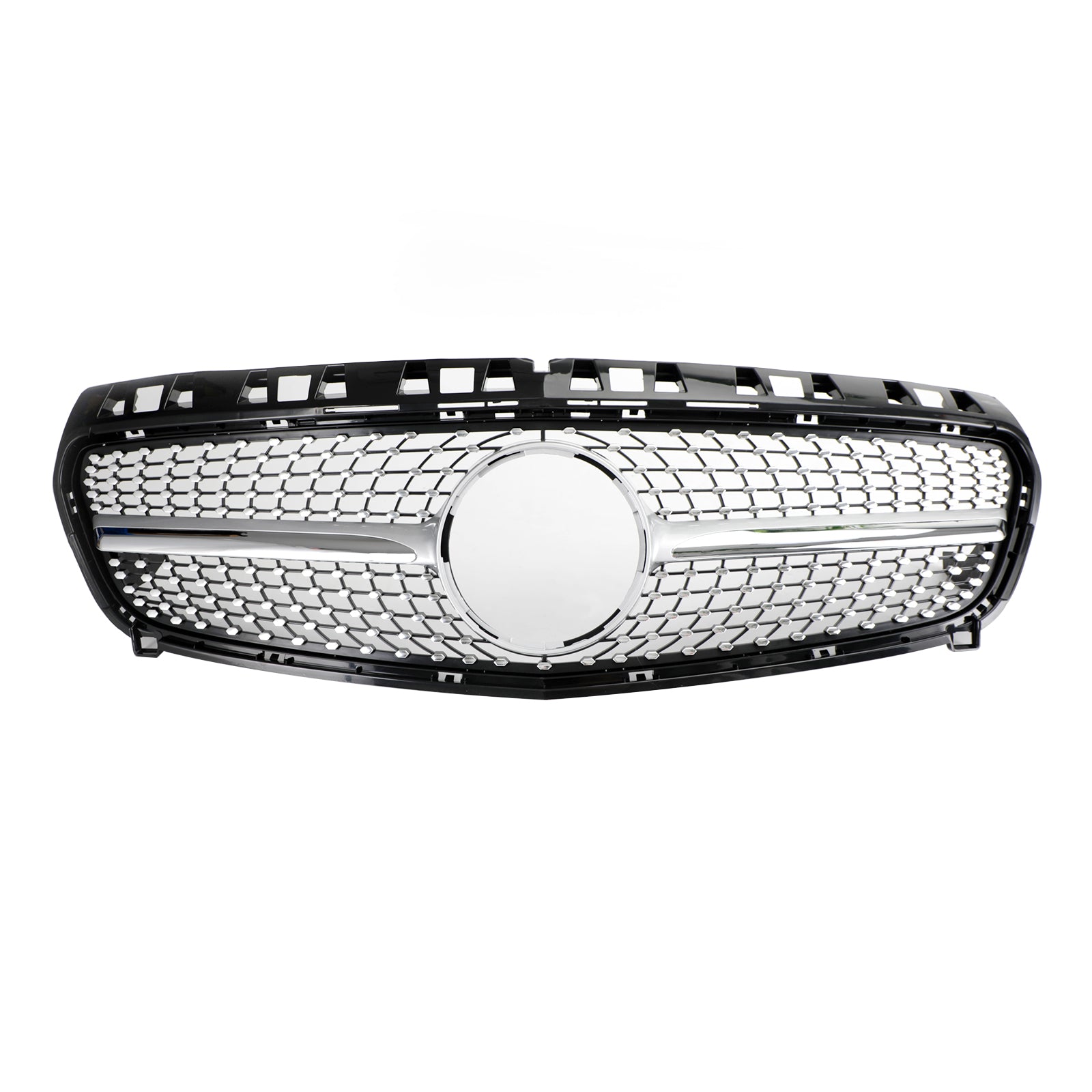 Mercedes 2013-2015 W176 Griglia paraurti anteriore cromata nera per Classe A A180/200/A45