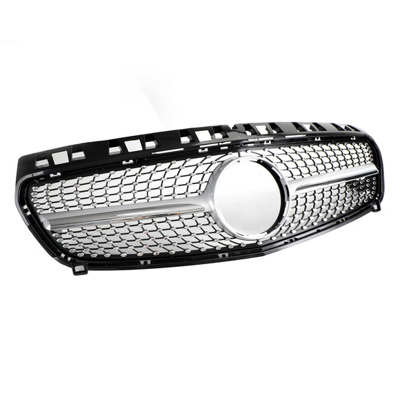 Mercedes Benz W176 A-Class 2012-2015 Front Bumper Grille Diamond / GT Style Replacement Grill