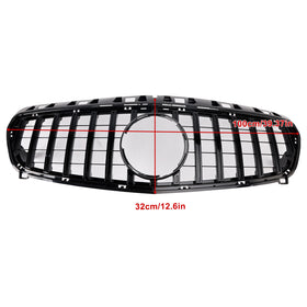 2012-2015 Mercedes-Benz A-CLASS W176 A180/200/A45 Front Bumper Grille Gloss Black AMG Style Grill - 0