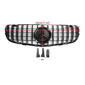 Grille de pare-chocs avant Mercedes Benz X253 Classe GLC GLC250/300/350e/220d 2015-2019 Noir brillant Style AMG - 0