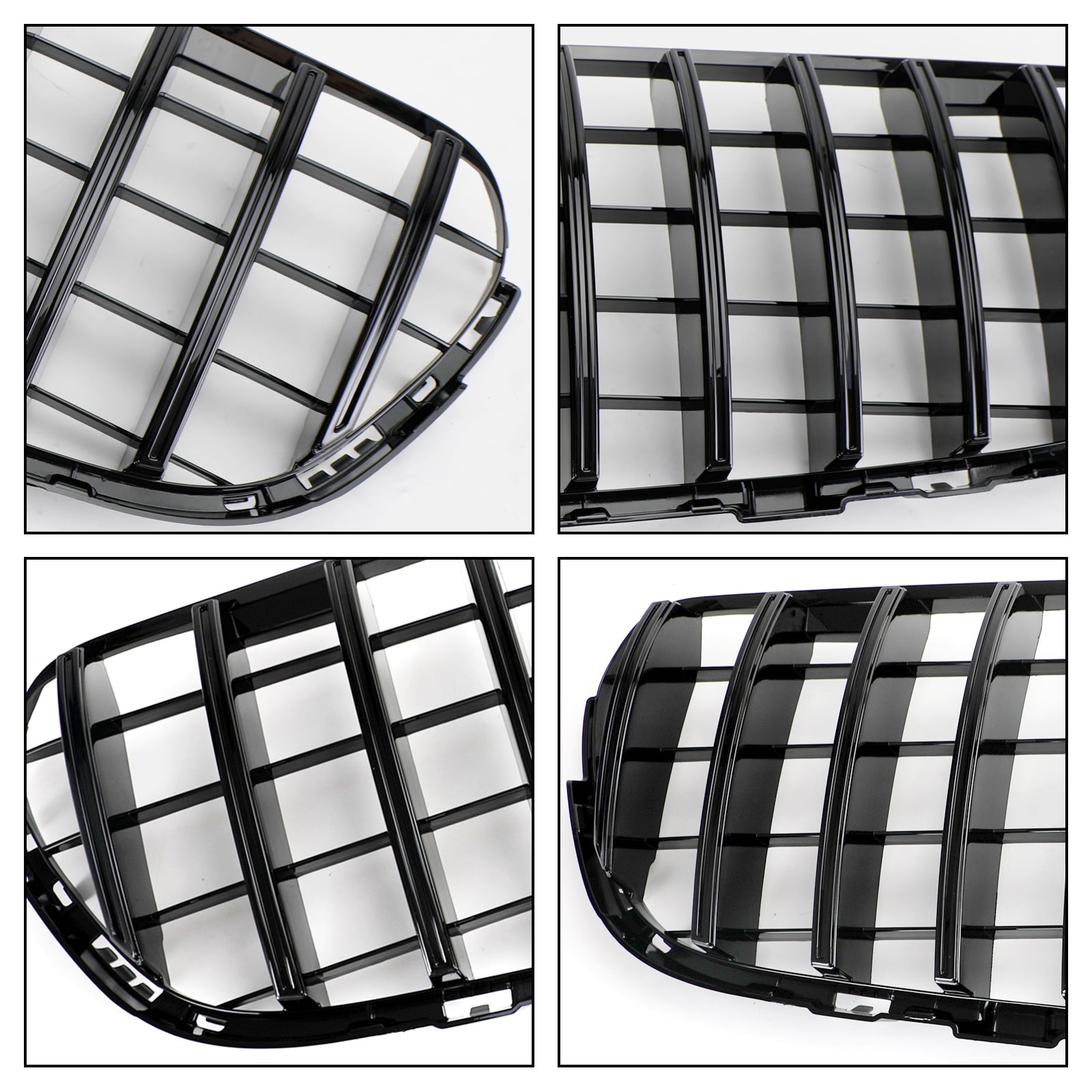 Grille de pare-chocs avant Mercedes Benz X253 Classe GLC GLC250/300/350e/220d 2015-2019 Grille de style AMG noir brillant