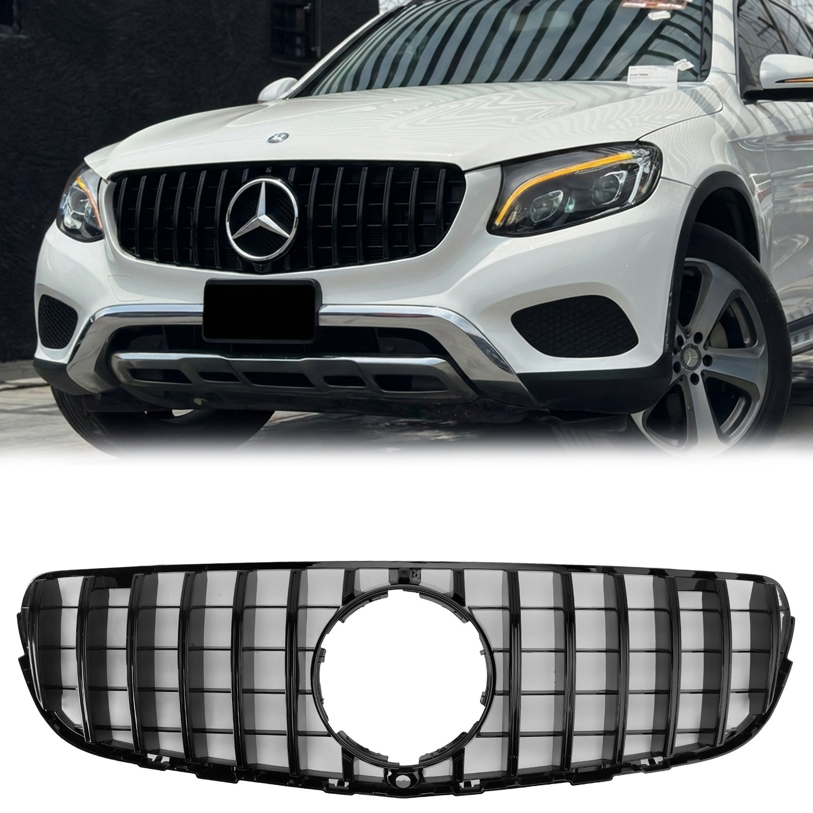 2015-2019 Mercedes Benz GLC-Class X253 GT Style Grille Front