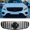 Mercedes Benz X253 GLC-Klasse GLC220/250/300/350 2015–2019 Frontstoßstangengrill, glänzend schwarz, AMG-Style-Grill-4