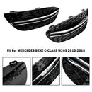 Mercedes-Benz Classe C 2015-2018 W205 Base Sedan 14475205 2PCS Tampa do Farol de Neblina Dianteiro-18