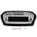 2018-2020 Audi Q5 SQ5 Grille avant en nid d'abeille Grille de remplacement de style RSQ5 Grille noire-8