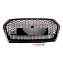 2017–2020 Audi Q5 SQ5 vorderer Wabengittergrill im RSQ5-Stil, schwarzer Ersatzgrill-2