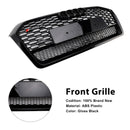 2017-2020 Audi Q5 SQ5 Front Honeycomb Mesh Grill RSQ5 Style Grill Replacement Black Grille-5